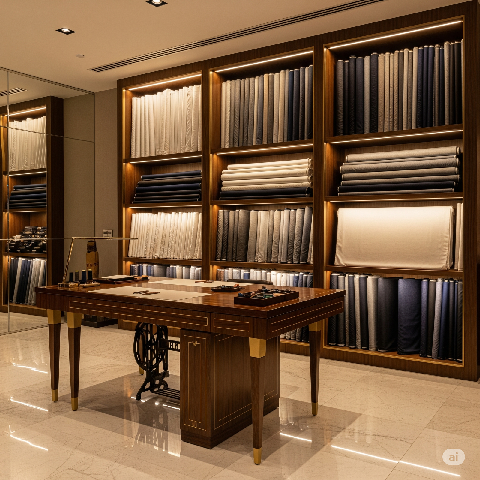 دقة التصميم للخياطة الرجالية